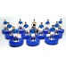 Subbuteo Andrew Table Soccer Italy 1970 World Cup Team on Classic Hasbro bases